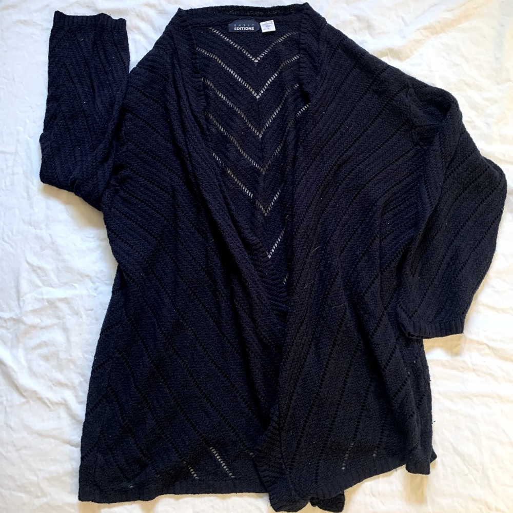 Blue cardigan